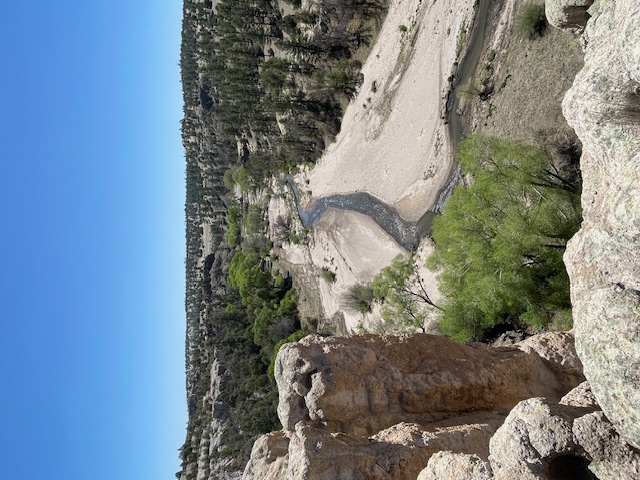 Inspiration Point looking East upstream